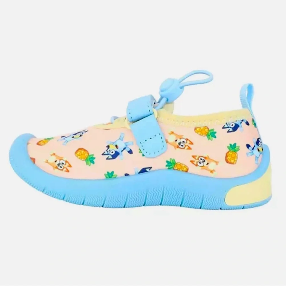 New Bluey Water Shoes, Quick Drying Slip On Water Shoes Bluey Design! Size 13/1